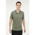 Lumberjack M-CT461 Sherman T-SH 4FX Haki Erkek Polo T-shirt