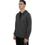 Lumberjack M SN72 Basic Full Hoodie Antrasit Erkek Günlük Sweatshirts 100003018 Gri - Yeşil - Gri
