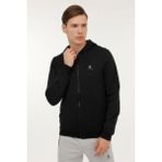 Lumberjack M-SN72 Basıc Fz Hod 4fx Erkek Sweatshirt - Siyah