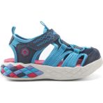 Lumberjack Mavi Erkek Çocuk Sandalet TONEY 5FX MESH/PU Malzeme ile Kısa Topuklu Tasarım - Mavi - Lacivert