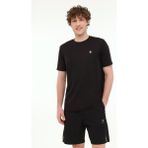 Lumberjack MB CT100 PES C T-SH 5FX Siyah Erkek Kısa Kol T-Shirt - 2XL
