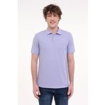 lumberjack MB CT953 POLO T-SH 5FX Lila Erkek Kısa Kol T-Shirt