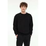 Lumberjack Mb Sn75 C Neck Sw 5Fx 101939612 Erkek Sweatshirt Siyah S-Xxl