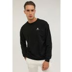 Lumberjack MB SN75 C NECK SW 6FX Siyah Erkek Sweatshirt