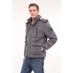 Lumberjack ml 2 JJXCFAW23-H2349 4pr Antrasit Erkek Kısa Kaban - 2XL - Gri