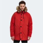 Lumberjack ML Freddy COAT 3SN54 3PR Erkek Turuncu Kapüşonlu Mont - XL