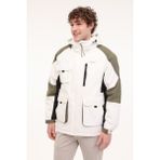 Lumberjack ML GOMNIS 2URBN06 4PR Ekru Erkek Kısa Kaban - Beyaz - 2XL