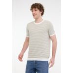 Lumberjack ML JOE 11ITL903 5FX Mint Erkek Kısa Kol T-Shirt - Yeşil - Beyaz