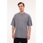 Lumberjack ml Levı 12FL-08 5fx A Antrasıt Erkek Kısa Kol T-Shirt - Çok Renkli