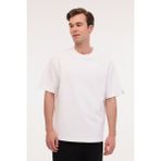 Lumberjack ml Neck 11BS60 5fx Ekru Erkek Kısa Kol T-Shirt - Bej