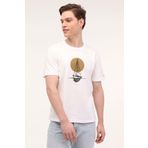 Lumberjack Ml Willy 11Ds1004 4FX Ekru Erkek Kısa Kol T-Shirt, L