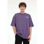 lumberjack Mor Erkek Kısa Kol T-Shirt ML FRANCO 11FF10 5FX