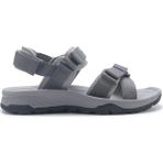 Lumberjack Muna 5fx Gri Erkek Sandalet MESH/PU Düz Topuk Kısa Topuklu Rahat Kullanım