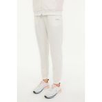 Lumberjack Regular Fit Normal Bel Ribanalı Paça Eşofman Altı Bayan Eşofman Altı 22CT133 5fx - Ekru