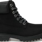Lumberjack Rıver 2PR Hakiki Deri Siyah Kadın Bot
