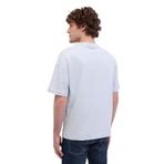 Lumberjack Ros 11HS113 Erkek Mavi Yuvarlak Yaka Tişört, XXL