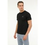 lumberjack Siyah Erkek Kısa Kol T-Shirt M-CT102 BSC C NK T-SH 3PR