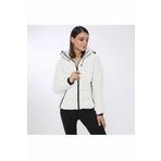 Lumberjack SN31 Apreski Coat Beyaz Kadın Kısa Mont