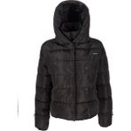 Lumberjack SN71 Short Karina Coat Kadın Şişme Midi Kaban 1pr Uzun Kol Siyah Düz Desenli XS Boyut 101044572