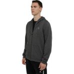 Lumberjack SN72HOODİE Basic Hoodie Sweat Antrasit Erkek Sweatshirt - Antrasit Melanj