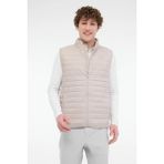 Lumberjack Star Vest 5fx Erkek İnce Şişme Yelek Taş Renk Regular Fit Dokuma Kumaş