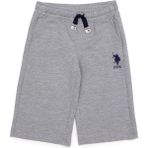 Lumberjack U.s. Polo Assn. Erkek Çocuk Kapri Gri Melanj Rahat Kesim Yazlık Pamuk - 8 - 9 Yaş