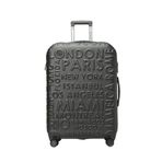 Lumberjack Unisex Gri Valiz STD LUGANO -K ABS 5FX Modeli