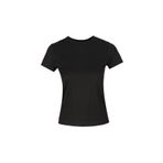 Lumberjack W-CT131 BASIC MODAL C NEC Siyah Kadın T-Shirt