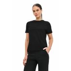 lumberjack WB 11ASYA-T 6FX Siyah Kadın Kısa Kol T-Shirt