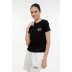 Lumberjack WB Anna 11 4FX Siyah Kadın T-shirt