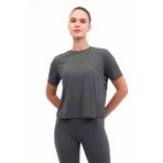 lumberjack WL 11UUR24DP3300 YOG 5PR Gri Kadın Kısa Kol T-Shirt