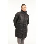 Lumberjack Wl Alberta 3GF722 3pr Siyah Kadın Uzun Kaban - XS