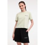 Lumberjack Wl Anna 11 5fx Pastel Yesıl Kadın Kısa Kol T-Shirt - Yeşil