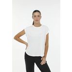 Lumberjack Wl Blair 4FX 101698574 11CT1092 Ekru Kadın T-shirt