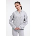 lumberjack WL DOINA 16MS438 5FX Gri Kadın Sweatshirt
