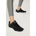 Lumberjack Wolky Unisex Siyah Spor Ayakkabı Tekstil Malzemeden Günlük Kullanım İçin Düz Taban