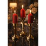Lumea Candle Trio Ruby – Vanilya Kokulu 3’lü Mum Seti (300 G) - (Şamdansız) - 1 Adet