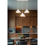 Lumen İstanbul Esta Üçlü Sıralı Avize Beyaz