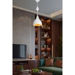 Lumen İstanbul Ronda Küre Sarkıt Beyaz Krom
