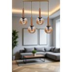 Lumexx Işil 4 Lü Sirali Naturel Bal Camli Sarkit Çok Renkli