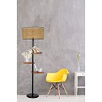 Lumexx Moda Silindir Siyah Rattan Lambader