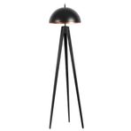 Lumexx Tripod Siyah Büyük Retro Başlıklı Lambader
