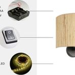 Lumexx Yeni Bambu Pilli 010 Abajurlu Oval Aplik