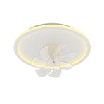 Lumiair Aydınlatma Ve Hareketli Vantilatör, Beyaz, 60 Cm
