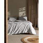 Lumiere King Size %100 Pamuk Armürlü Nevresim Takımı - İndigo