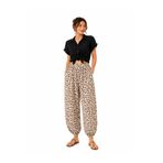 LumiLoom Balon Paça leopar Desenli Pantolon Viskon