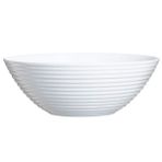 Luminarc 06453 Harena salata kasesi Harena 27 cm, cam, beyaz, 27 x 27 x 10 cm