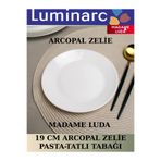 Luminarc Arcopal Zelie 6 Adet Pasta Takımı.(BEYAZ 19 CM-PASTA-TATLI TABAĞI)