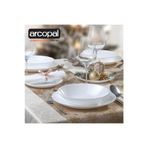 Luminarc Arcopal Zelie Beyaz 6lı 20 Cm.6 Kişilik Çukur Yemek Tabağı.