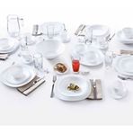 Luminarc Carine 12 Kişilik 48 Parça Beyaz Yemek Takımı